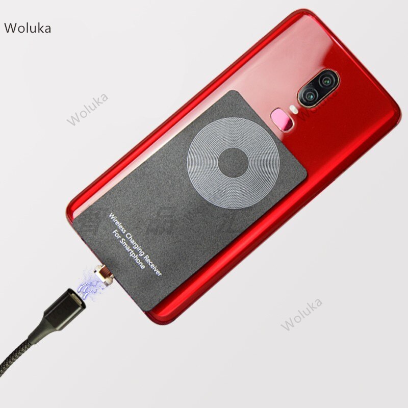 Dual-mode wireless charging receiver patch dual-use magnetic suction wired wireless CD50 Q02