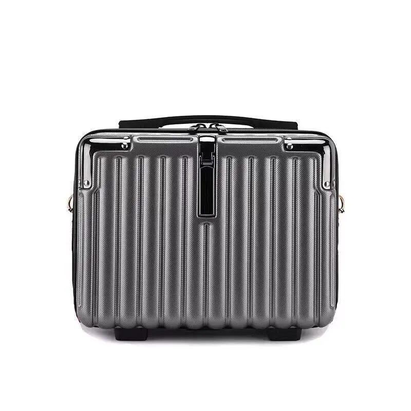 New Arrival walizka kosmetyczna przenośna mała walizka 4-calowa kosmetyczka Mini urocza walizka kosmetyczka WT663: Czekolada