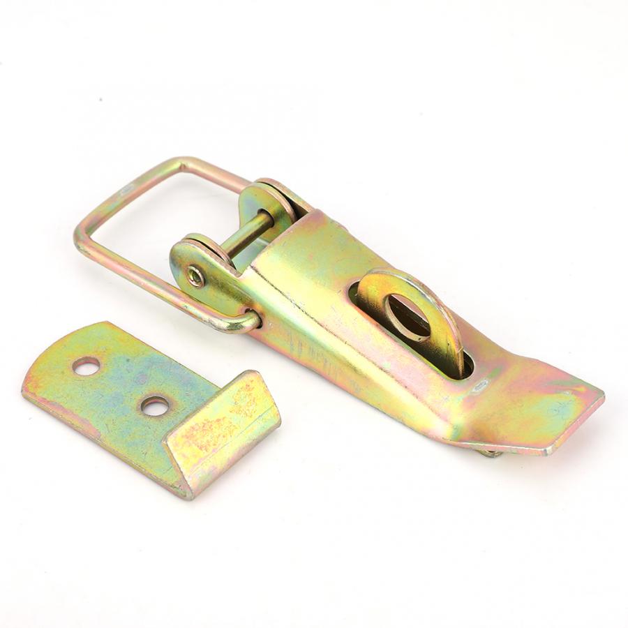 4pcs Hasp Suitcase Chest Lock Clasp Box Latch Catch Fastener Color Zinc Plating Iron