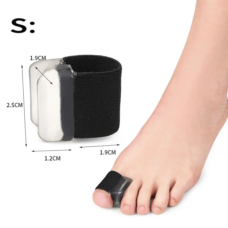 1 Stücke Spannungsgurt Hallux Valgus Schutz Daumen Zehenspreizer Schmerzlinderung Zehen Finger Separator Zehenschiene Ballen Erzähler Werkzeug: Schokolade