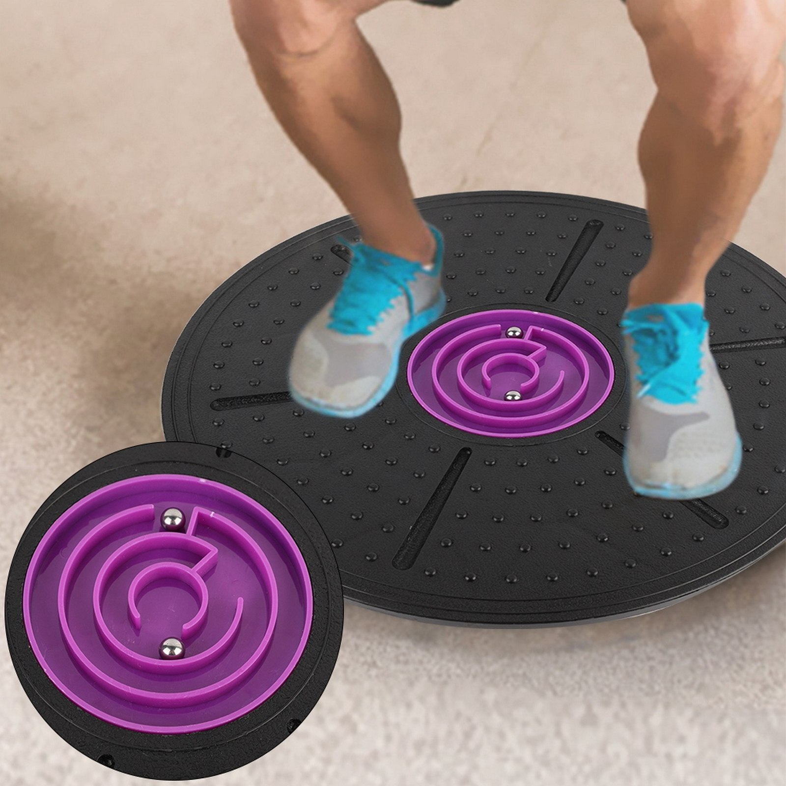 Balance Board Plaat Yoga Balancer Anti-Slip Hoge Niveau Training Balance Gym Board Oefening Fitness Apparatuur Accessoires