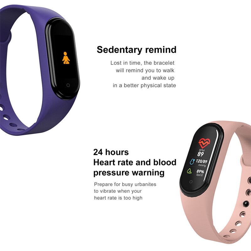 M4 Smart Band Armband Hartslag Bloeddruk Horloge Smartband Fitness Tracker Cardio Armband M4 Band Gezondheid Smart Polsband