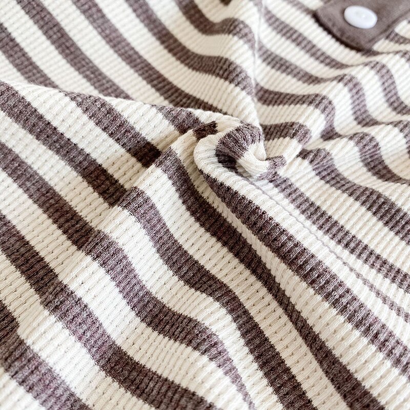 MILANCEL neue Baby kleidung gestreiften Baby mädchen bodysuit vordere botton Kleinkind jungen ein stück kleinkind mädchen Gesamt