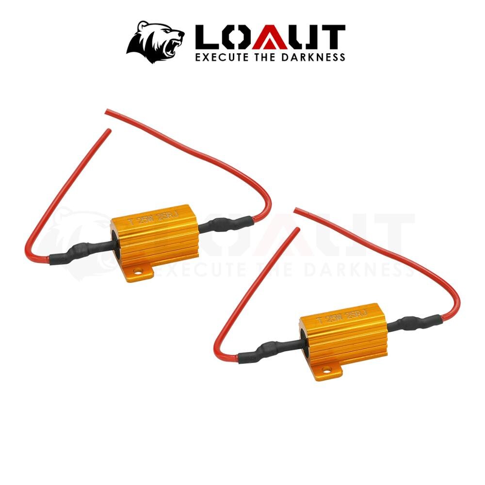 Led Load Resistor 10W-10Ohm 25W-25Ohm 50W-6Ohm 25W-8Ohm 10W-39Ohm 50W-8Ohm 100W-6Ohm Turn Signals Indicator
