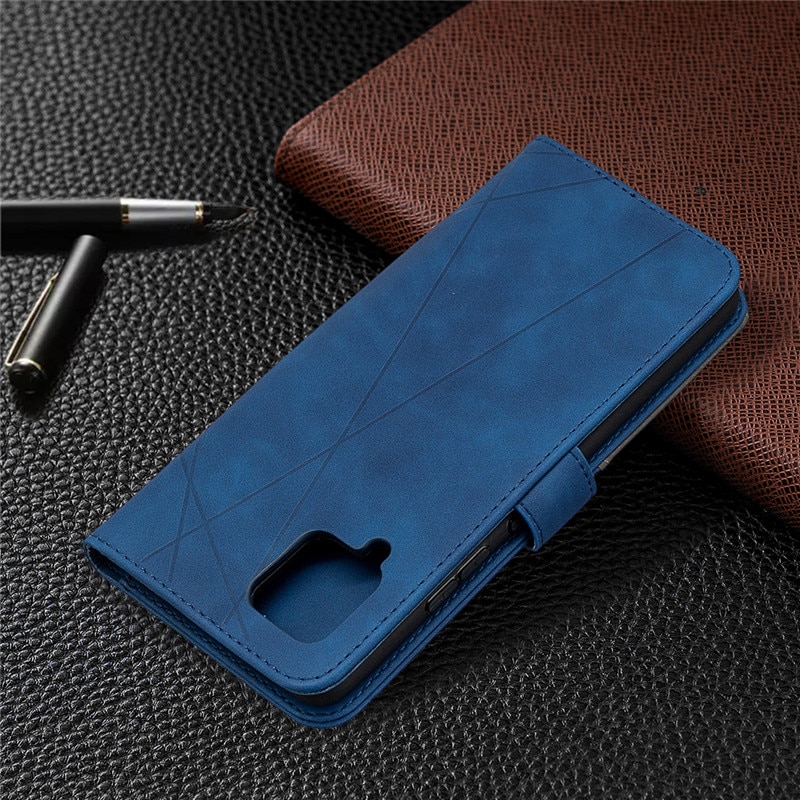 Funda magnética con tapa para Samsung Galaxy A12, Funda de cuero para Samsung A 12 SM-A125F, funda para teléfono con soporte para tarjetas