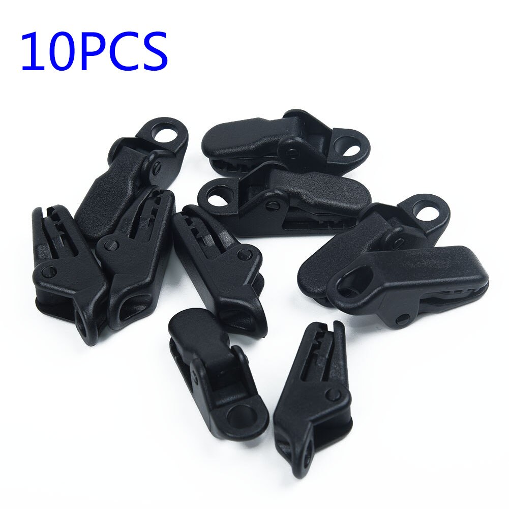 10PCS Awning Clamp Clip Snap Outdoor Camping Tent Holder Tools Accessories 3.5*0.8cm Durable And Lightweight