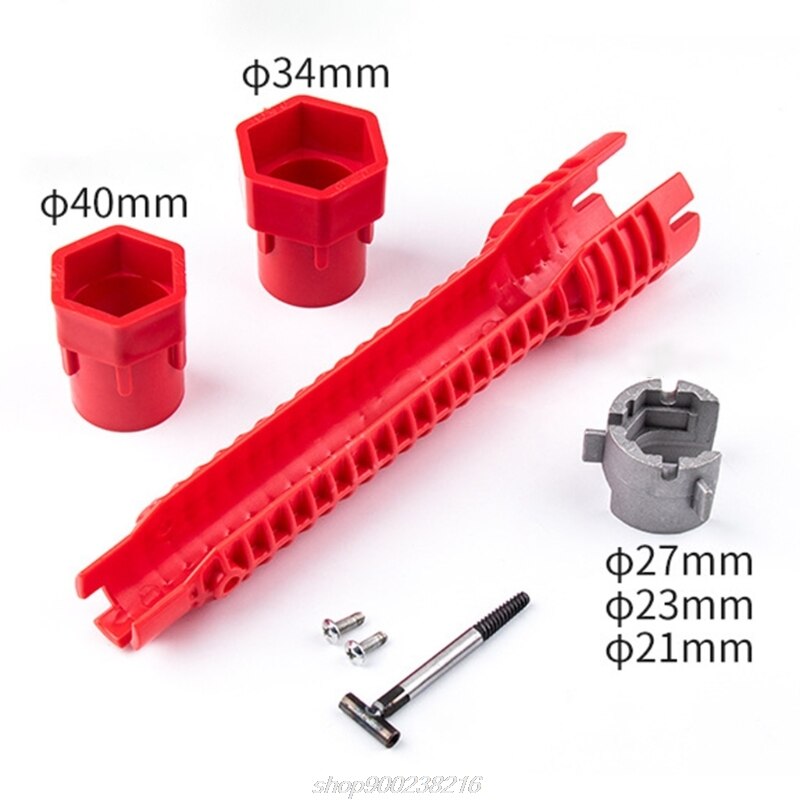 Multifunction Faucet Wrench Sink Installer Tools Water Pipe Spanner Tackle Tool for Toilet Bathroom A20 21