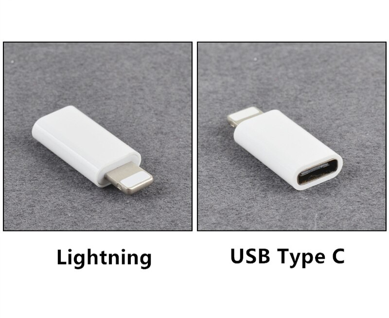USB C Female To Lightning Male Adapter for IPhone 11 12 Pro Max Mini XS XR X Type C To IOS Charging Sync Charger Cable Converter