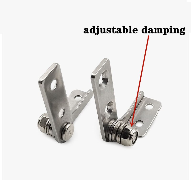 1 pair Stainless steel Torque hinge frictionThe adjustable damping hinge free stop fitting positioning hinge: HYC-TB(1 pair)