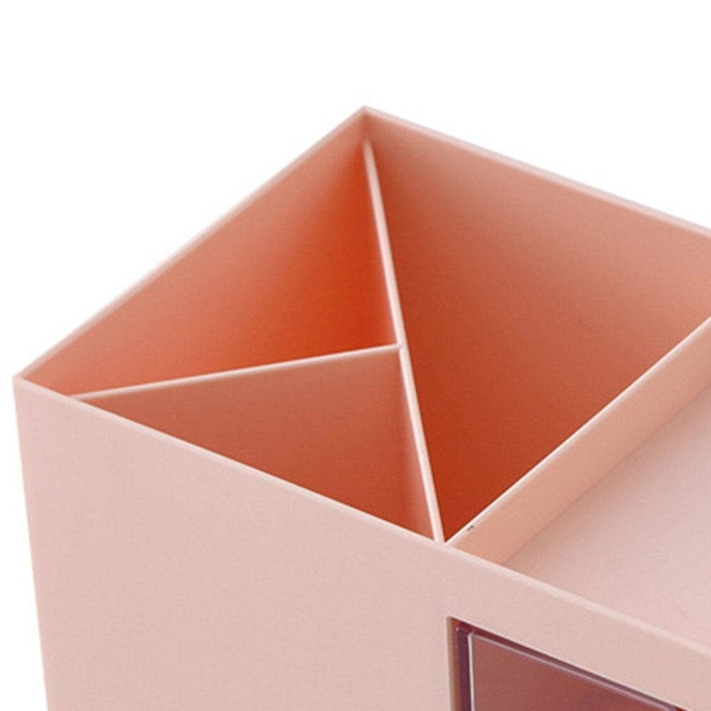 Muovinen kosmetiikkasäilytyslaatikko kaksinkertainen lokerolaatikko korujen säilytyslaatikko yksinkertainen pölytiivis laatikko