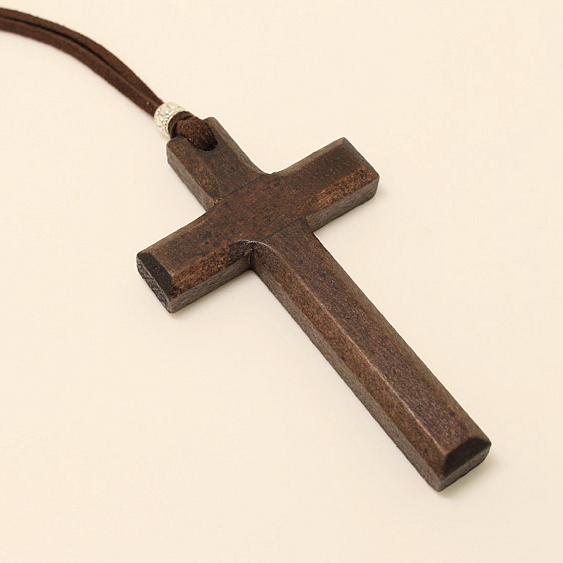 Ketting Christian Jesus Hout Cross Retro Jezus Katholieke Sieraden Houten Hanger Rosarios Catolicos Croix Kruisbeeld Crucifixo Hout: Default Title