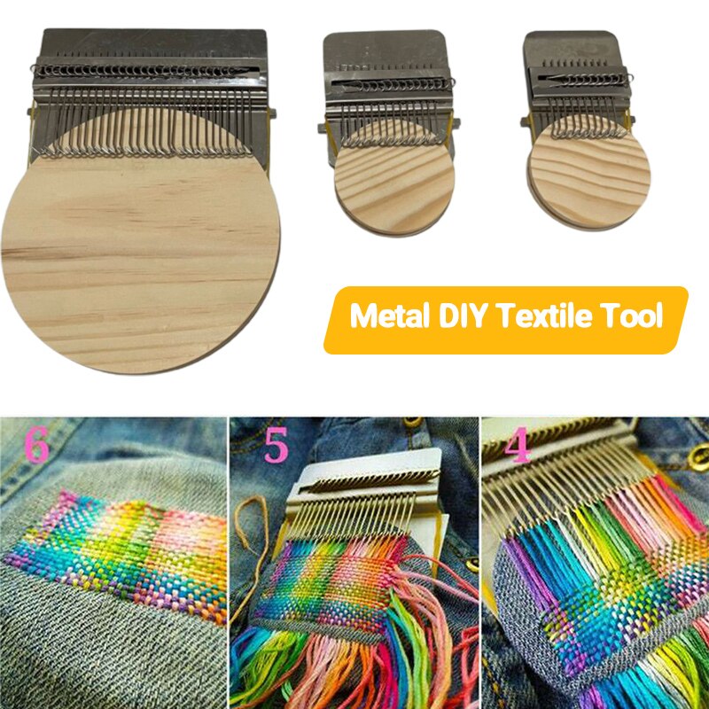 Small Loom Speedweve Weave Tool Portable Darning Machine Small Knitting Machine Tool 10/14/ 28 Needle ​mini Sewing Machines