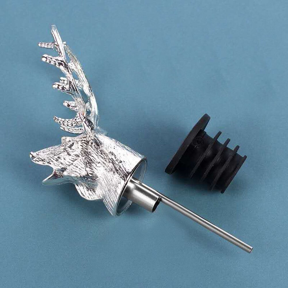 Nalewak robić wina zatrzymać cynkowy Jeleń łoś Lew byk głowa korek robić wina napoje akcesoria barowe Christmas impreza szczęśliwego nowego roku akcesoria