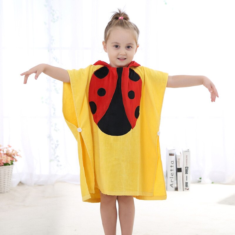 Kinderen Badjassen 0-6 Jaar Unisex Dolfijn Beachwear Baby Meisje Jongen Kleding Mantel Slaap Gewaden Hooded Roupa infantil Banho
