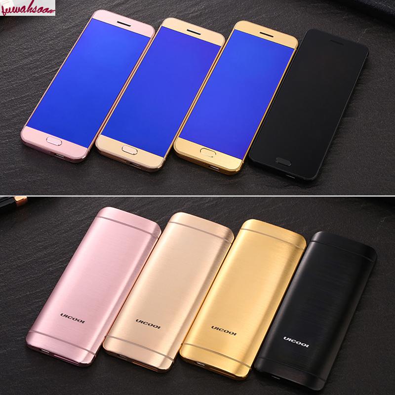 Original Ulcool V26 Touch Display Metal Body Bluetooth 2.0 Dialer Dual Sim Credit Card Mobile Cell Phone+case+screen Protector