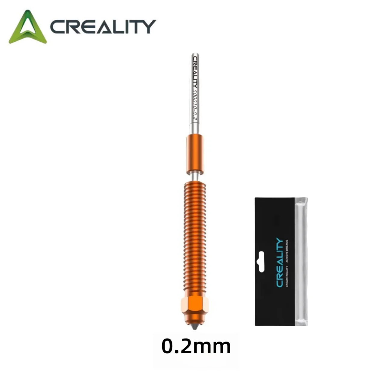 Creality "Unicorn" K2 Plus Hi Combo Quick-Swap Nozzle Kit 0.4mm/0.6mm/0.8mm All-metal integrated Nozzle for K2 Plus Hi Combo: 1.5mm / WHITE