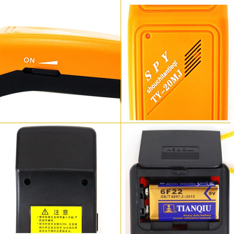 TY-20MJ Handheld Metal Detector High Sensitivity Needle detector food metal detector Needle scanner iron detector