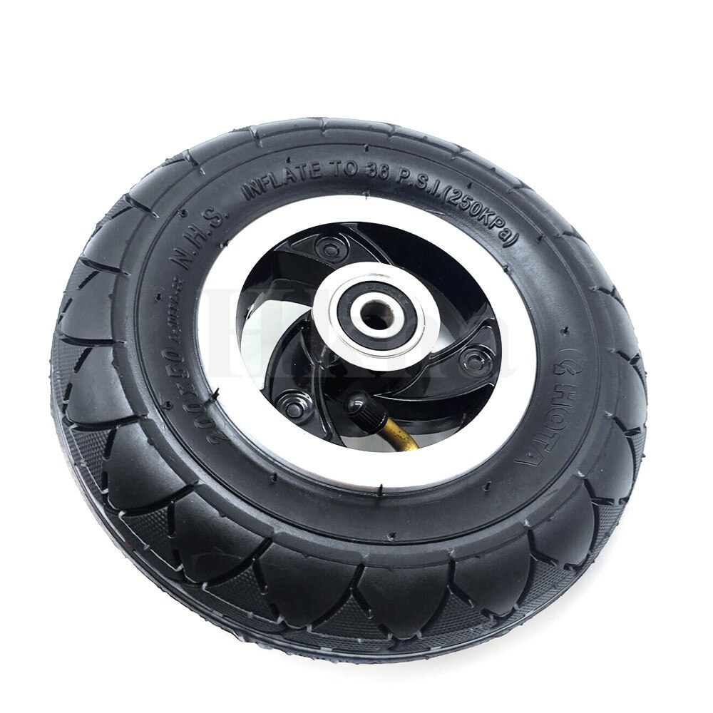 200X50 pneu de roue pneumatique avant pour Scooter électrique rasoir E100 E150 E200 Espark fou chariot Scooters 8x2 pouces pièces de roue