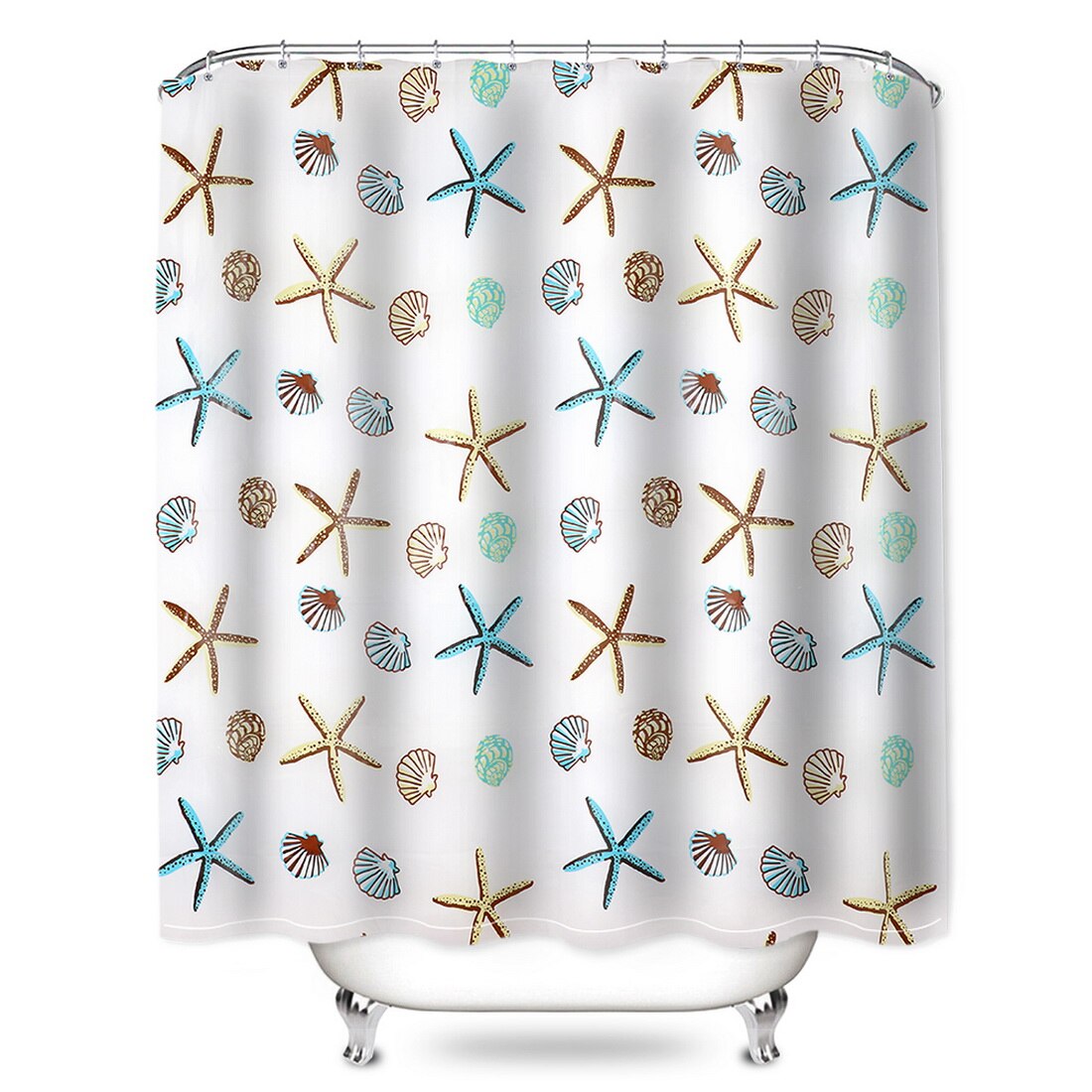 1pc 180 x 180cm gröna blad utskrift duschdraperi bearroom moderna naturliga växtmönster polyester badrumsgardiner: Y