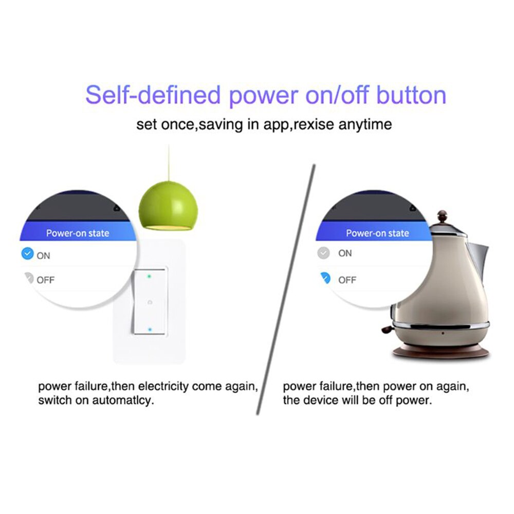 Wifi Switch Timer Wireless APP Remote Control Intelligent Home Module AC100-240V 5A for Home Appliances and Lamps