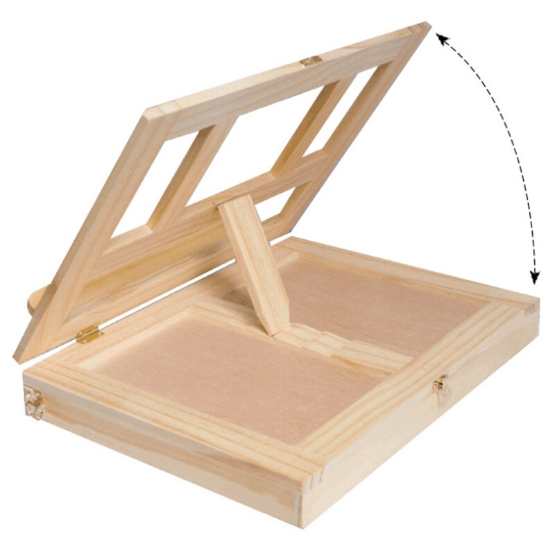 Caballete de mesa multifunción para artista, caballete de escritorio en miniatura portátil, caballete ligero plegable para almacenamiento o durante viajes