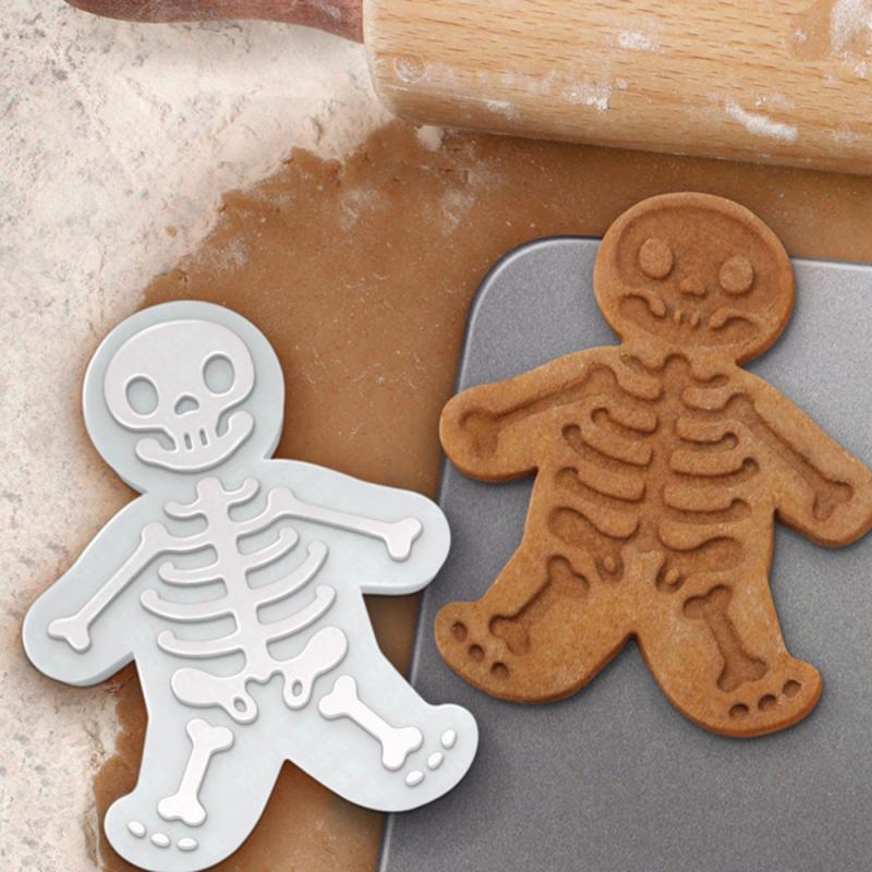 Gingerbread Man Shape Cookie Biscuit Cutter Mold Tools Food Grade DIY Skull Cookie Cutter Biscuit Mold Kitchen Pastry Cake Decor