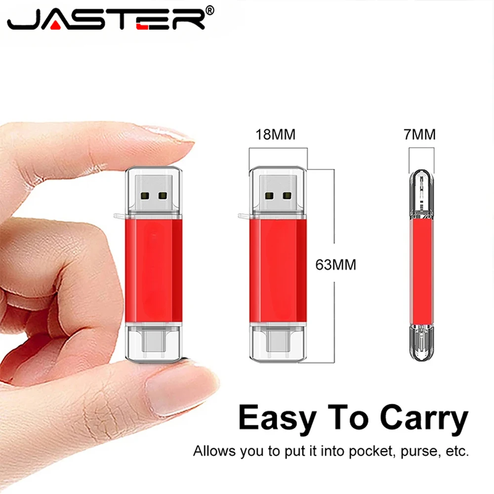 Pendrive USB 2.0 typu C 128 GB, pamięć USB 2 w 1, karta pamięci 64 GB, 32 GB, 16 GB, szybki, wielofunkcyjny dysk U do smartfonów