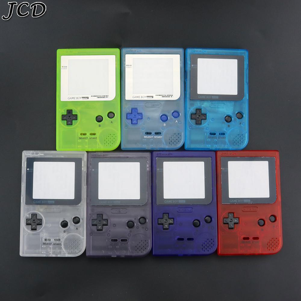 Jcd Lichtgevende Volledige Set Behuizing Shell Cover Case W/Rubber Pad En Schroevendraaier Voor Gameboy Pocket Gbp Shell Knoppen