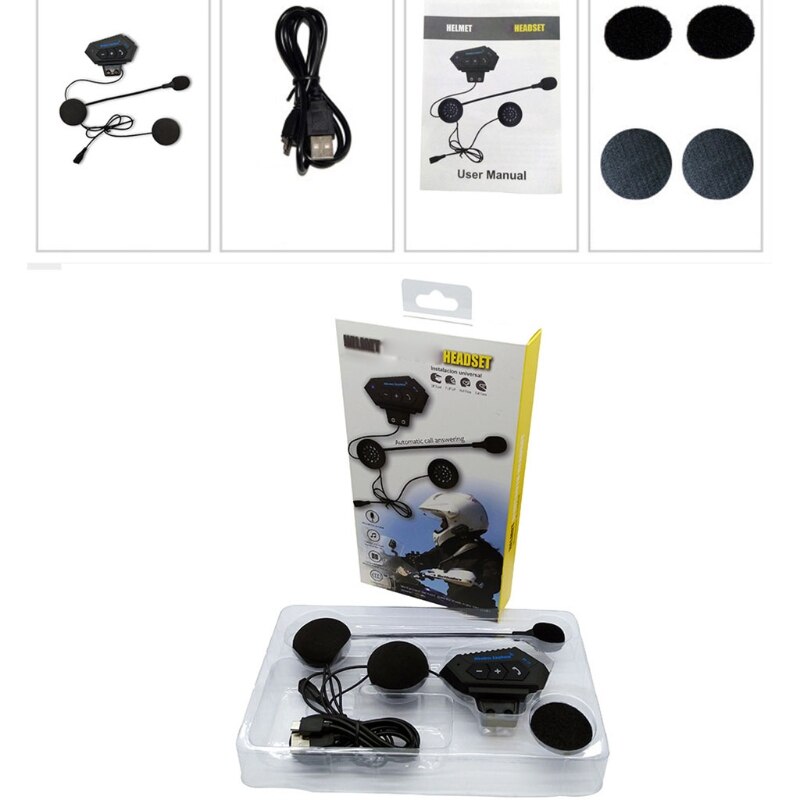 Helmet intercom Wireless hands-free telephone call Kit