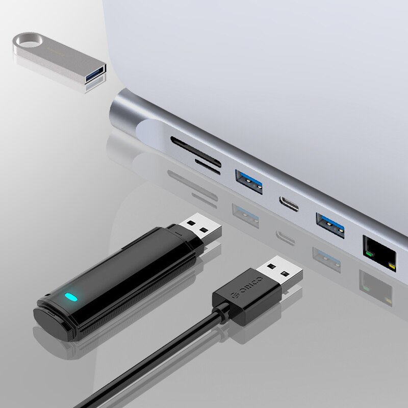 12 in1 USB-C Hub typ c zu Dual HD 4KVGA 3,5 Audio- USB 3,0 Dual PD RJ45 SD/TFcard Leser Adapter für MacBook und Typ C Computer