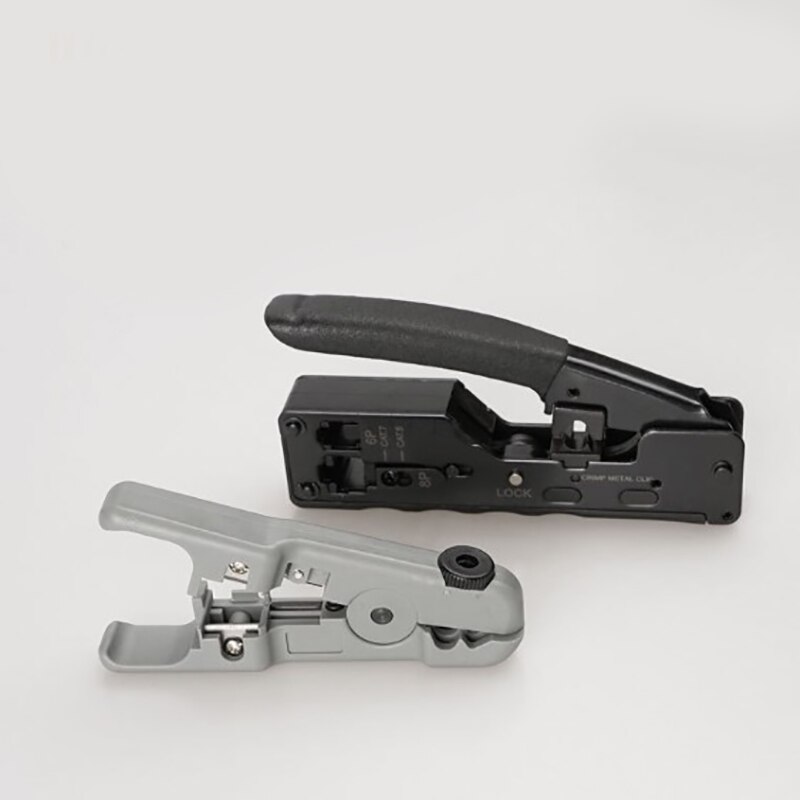 RJ45 Tool Network Crimper Tools for Cat7 Cat6 Cat5E Cat5 STP Plugs RJ45 Connector Cables Multifunction Crimp Metal Clip