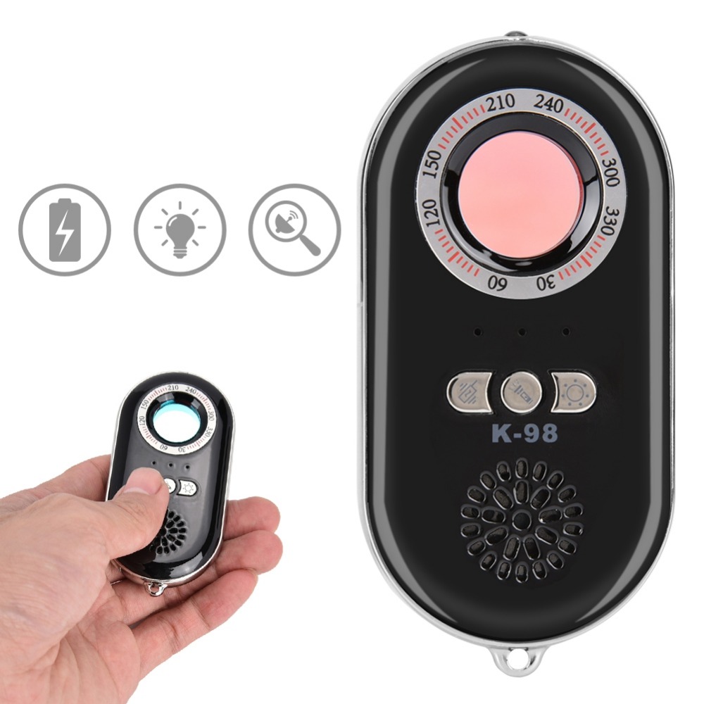 Multifunction Signal Detector Anti Candid Signal Tracker LED Alarm Vibration Detection Function