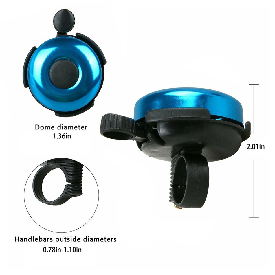 Timbre de bicicleta, timbre de bicicleta, alarma de manillar de bocina fuerte para bicicleta de exterior para hombre