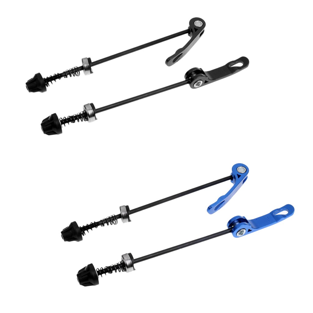 2 Pieces Front + Rear Skewers Quick Release Axle Wheel 167 / 195mm