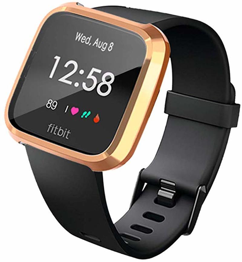 2pack Soft Tpu Case for Fitbit Versa 2 versa Band Waterproof Watch Shell Cover Screen Protector for Fitbit Versa 2