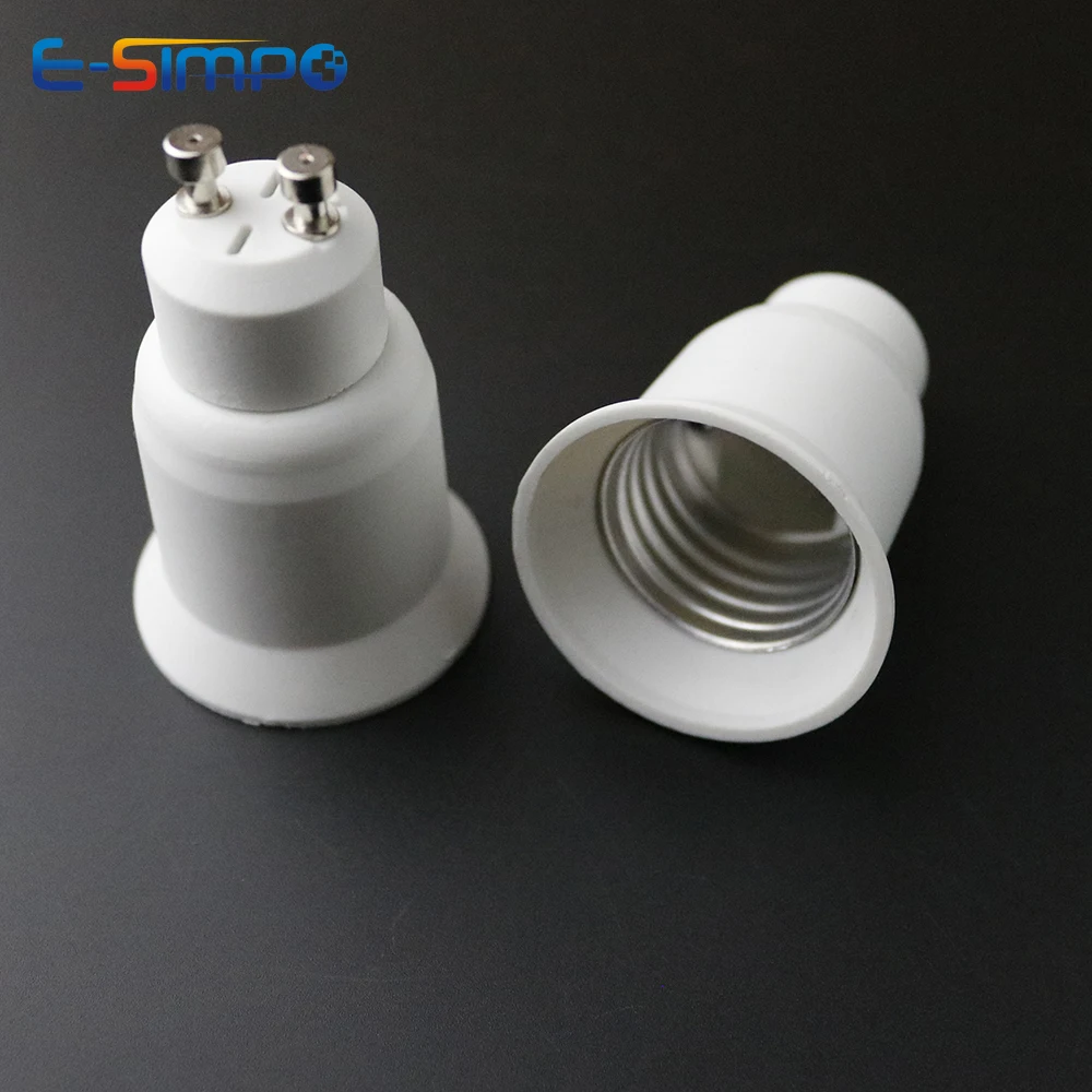 GU10 Om E27 E26 Led Lamp Base Adapter Ce Rohs Pbt Gu10 Om E27 Lamp Socket Houder Adapter Converter extender