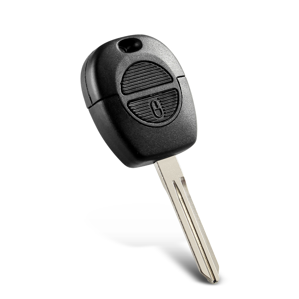 KEYYOU carcasa de llave remota 2 botones para NISSAN Pulsar Patrol Primera Xtrail Terrano Almera Micra NSN14 hoja Fob reemplazar funda de llave