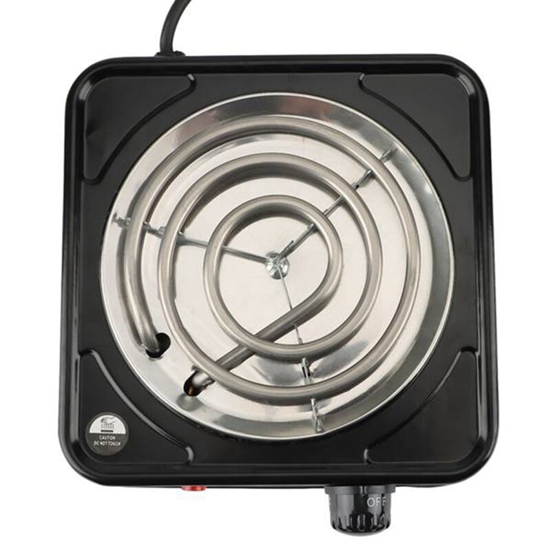 Premium Electric Single Hob 1000W-5 Power Levels Solid Electric Stove Top Single For Office,On The Go And Home EU Plug