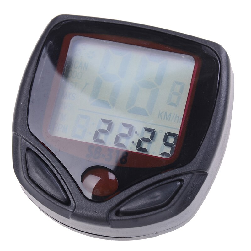 Bike Speedometer 1 Set Bicycle Cycling Odometer Speed Waterproof Meter Mountain Bike