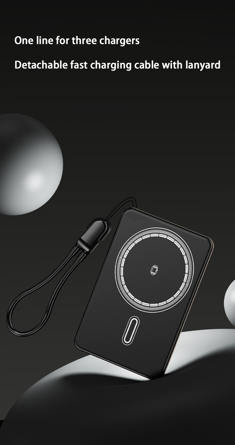 Xiaomi MIJIA 50000mAh banco de energía ultrafino para MagSafe batería portátil de carga rápida inalámbrica magnética para iPhone Xiaomi