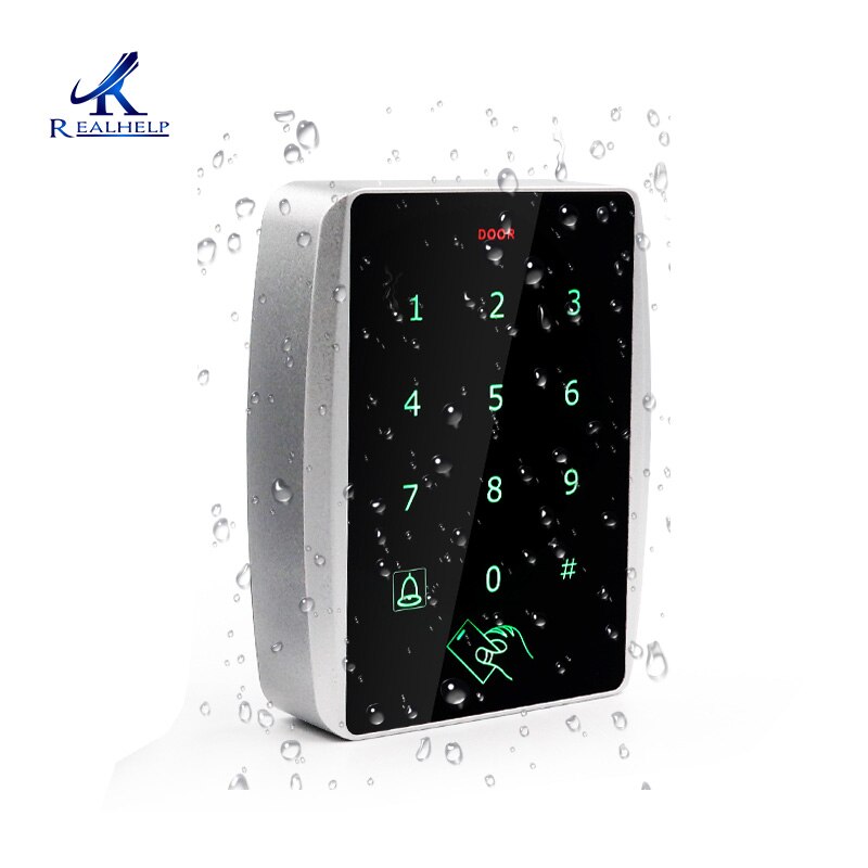 IP68 Waterproof Access Control Systems Card Office Security 125KHZ Reader Outdoor Metal Proximity Access Door System 4000 Users