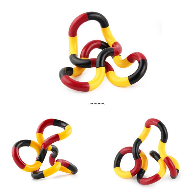 Colorful Roller Twist Fidget Toys Anti Stress Adult Brain Relax Simple Dimple Child Rope For Stress Kids Antistress Focus Toy: M