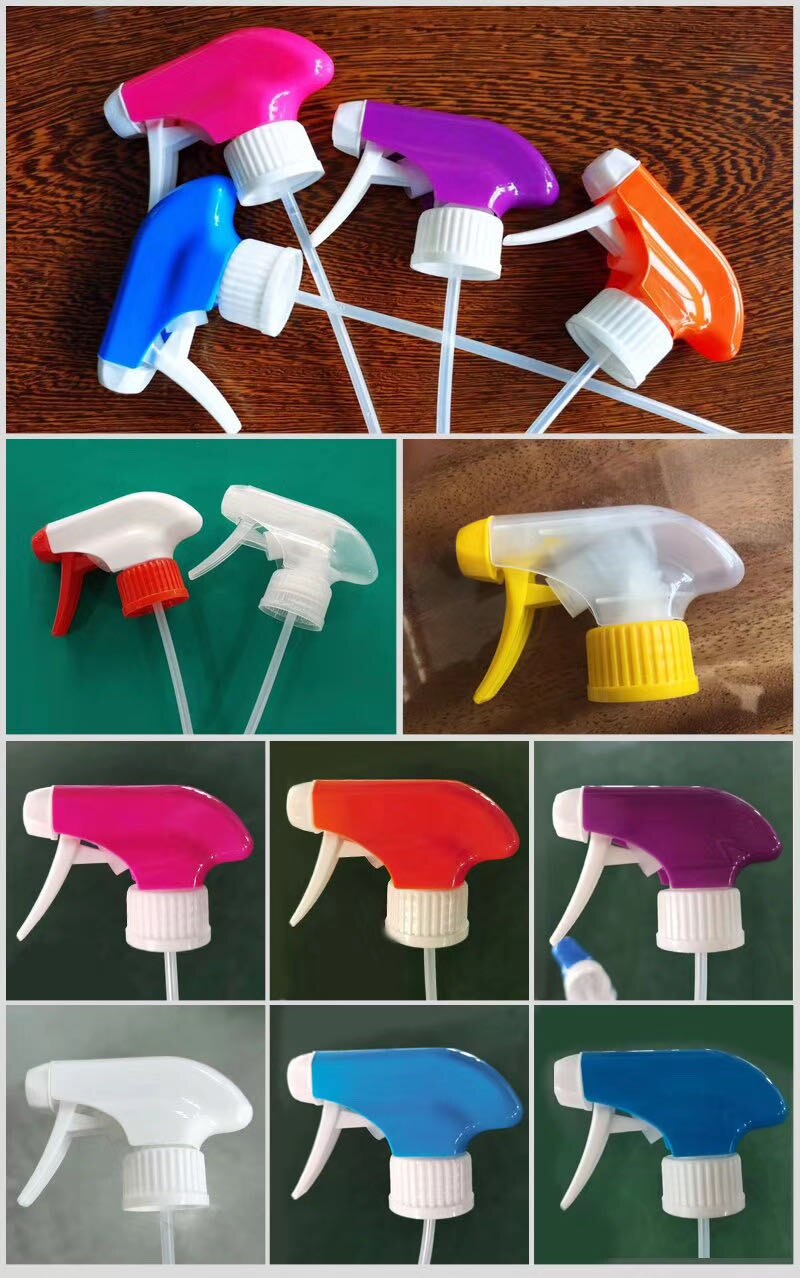 Plastic cleaning water trigger sprayer for garden 28/400 or 28/410 bottle trigger sprayer head