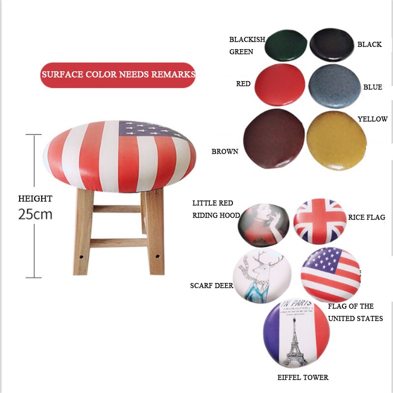 Bar Chair Nordic Modern Simple Household Solid Wood Bar Chair High Stool Bar Chair Bar Chair Bar Bench Back Leisure Chair: Sitting height 25cm