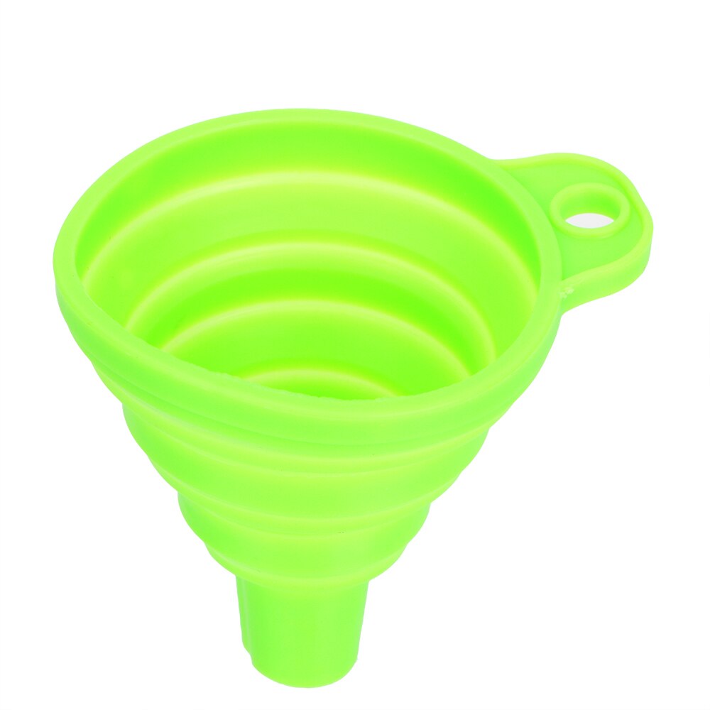 Mini embudos plegables de silicona para cocina, utensilios portátiles de cocina, embudo plegable