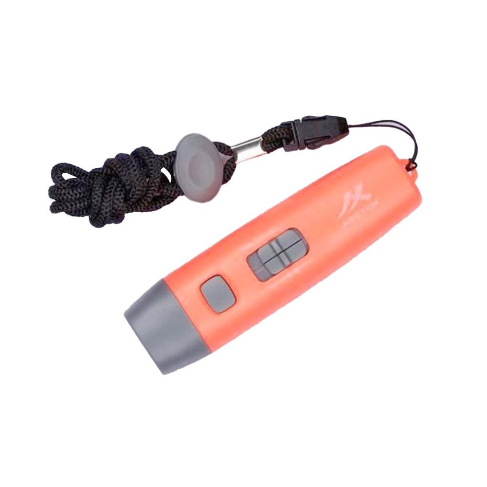 Elektronische Fluitje 3 Tone Verstelbare Hoge Volume Scheidsrechter Fluitjes Met Lanyard Sport Draagbare Emergency Fluitjes: orange