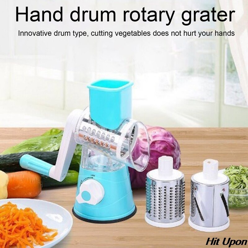 Multifunctionele Handleiding Plantaardige Spiral Slicer Chopper Slicer Kaas Rasp Groentesnijder Keuken Gereedschap