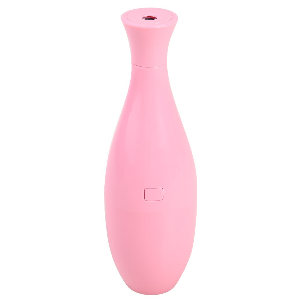 70ml Mini Air Humidifier Bowling Ball Shape Car Home Office Cool Mist Maker for Outdoor Personal Car Parts Decoration: Pink