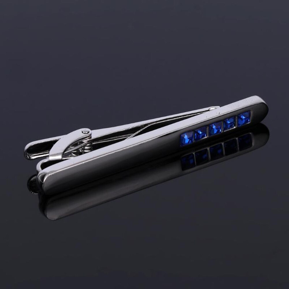 Men Metal Black Simple Necktie Tie Bar Clasp Clip Clamp Pin Men Stainless Steel For Business Man Necktie Tie Clasps