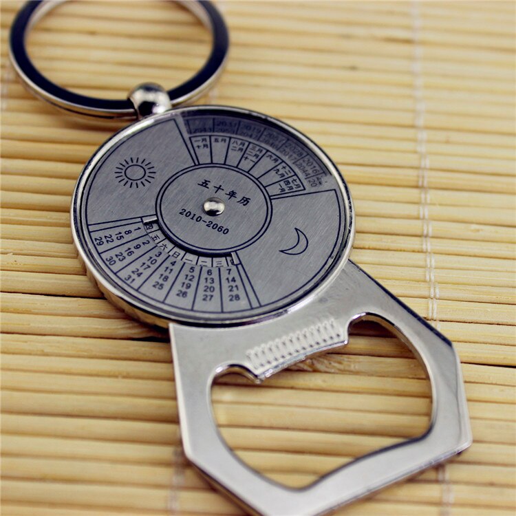 GIEMZA Jaar Kalender Opener Kompas Kalender 1 pc Magical Kalender Metal Bar Tool Bier Kurkentrekker Key Sinker